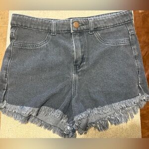 Black denim Jean shorts - Black, Juniors Med